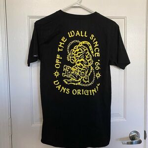 BRAND NEW Black Vans Original Off The Wall Tiger Graphic T Shirt